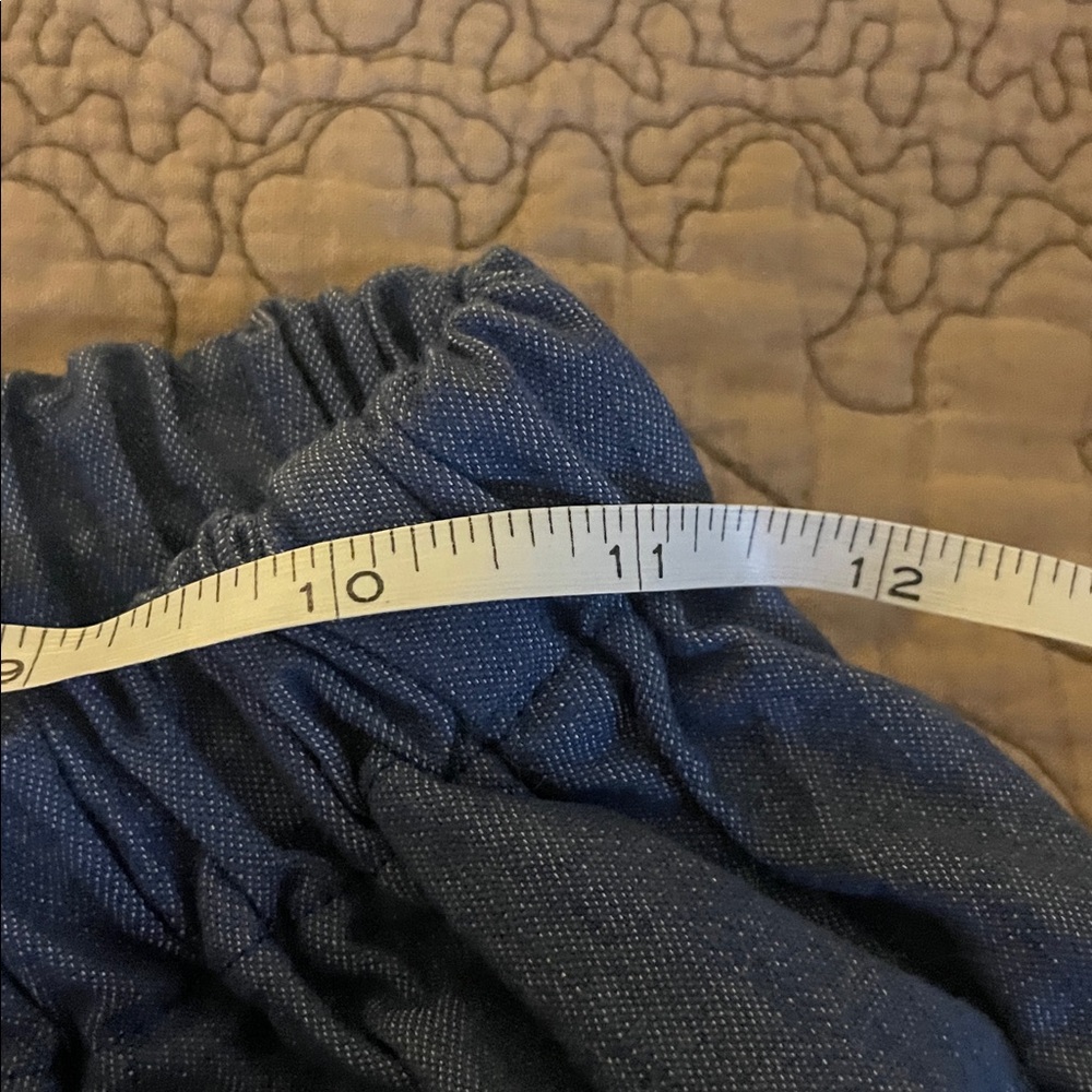 Blue Ruffled women’s pants - Picture 7 of 9